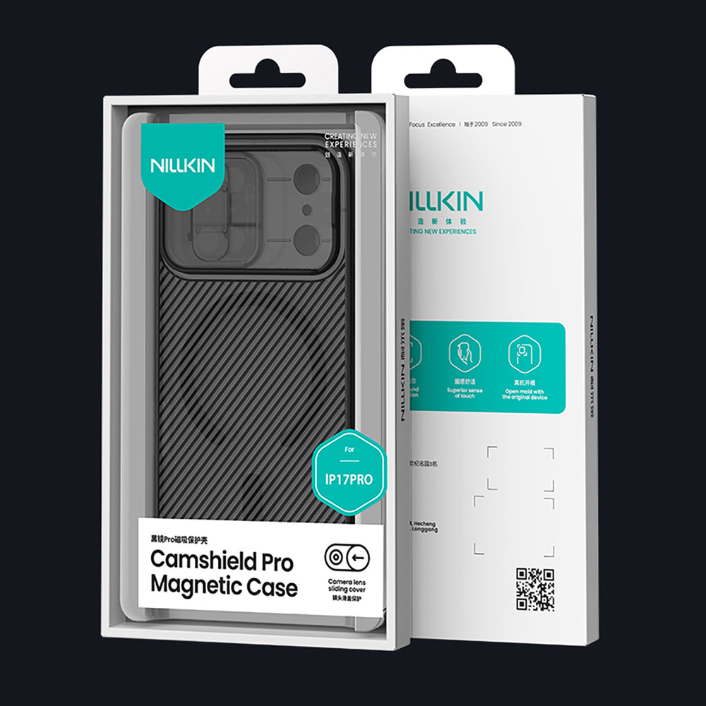 CamShield Pro Magnetic Case IP17 Pro Max Transparent black_19
