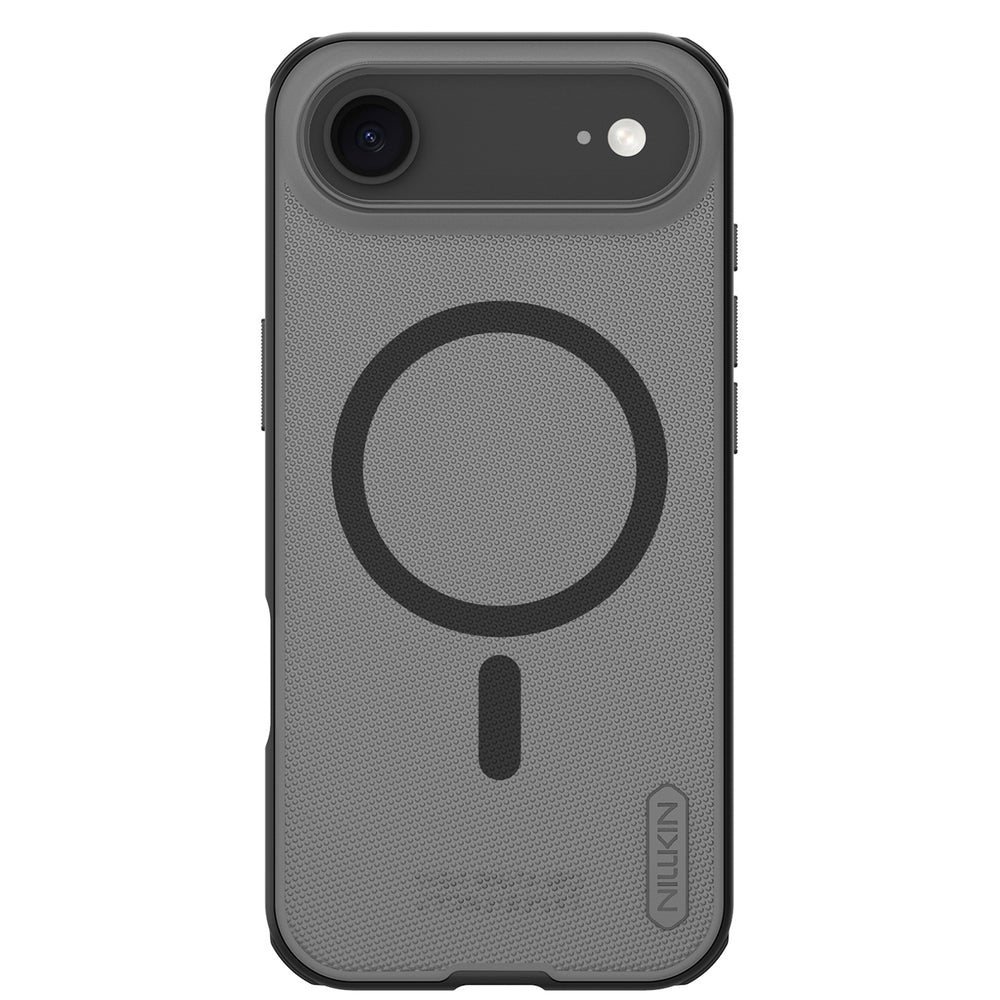 Super Frosted Shield Pro Magnetic Case IP17 Air Transparent black_0