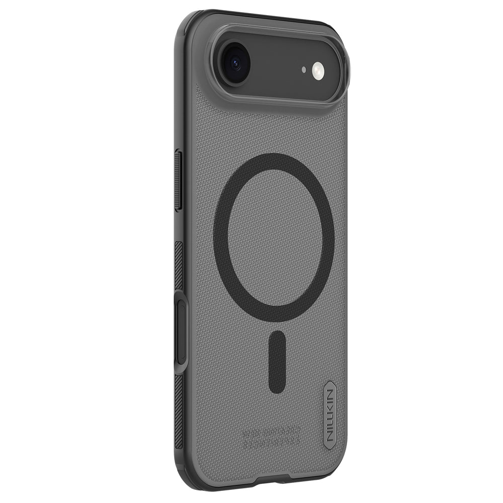 Super Frosted Shield Pro Magnetic Case IP17 Air Transparent black_2