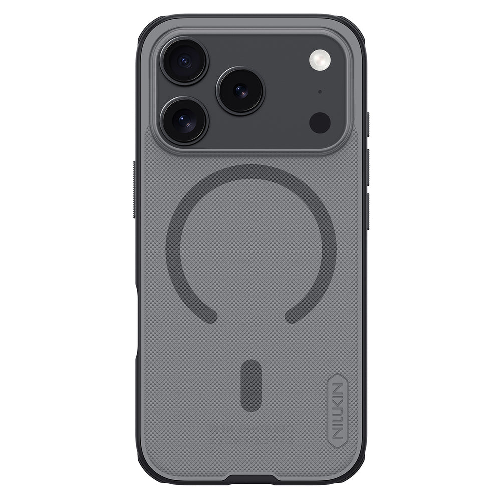 Super Frosted Shield Pro Magnetic Case IP17 Pro Transparent black_0