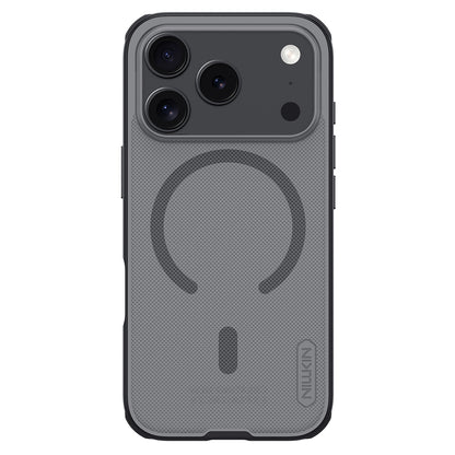 Super Frosted Shield Pro Magnetic Case IP17 Pro Transparent black_0