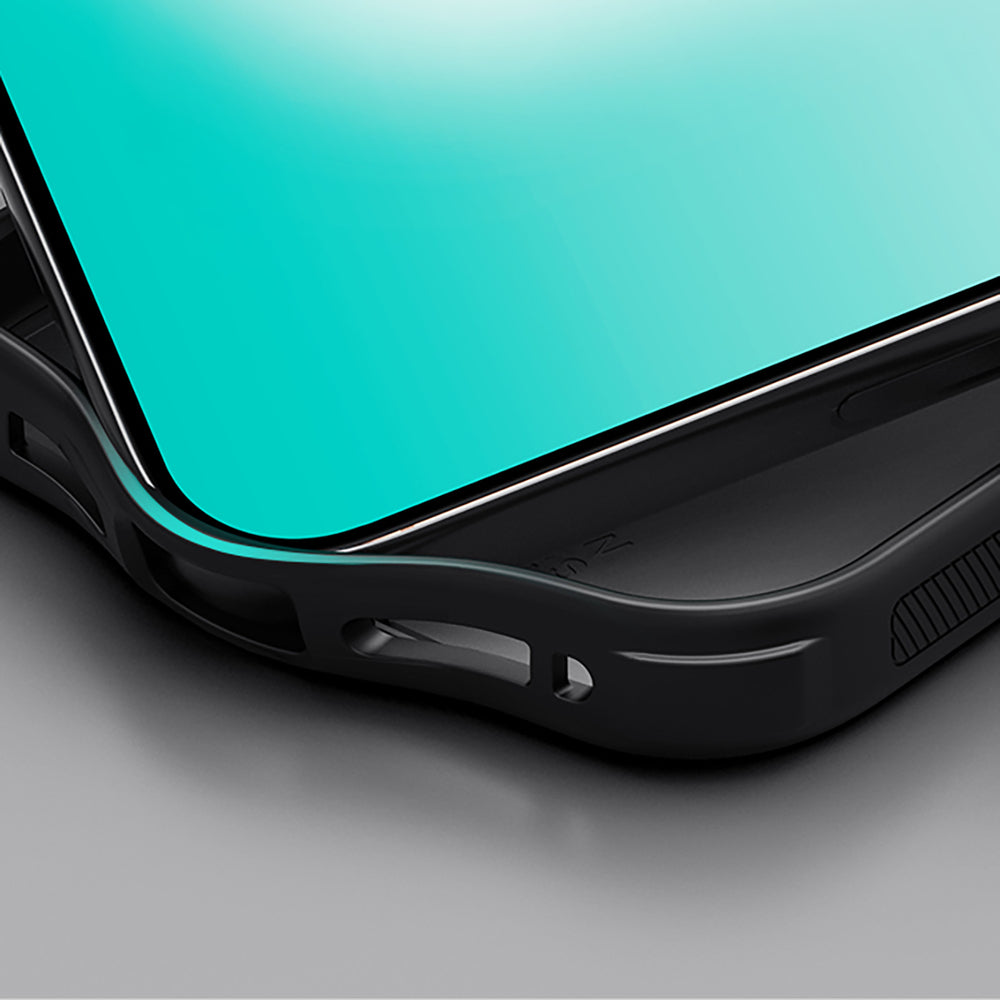 Super Frosted Shield Pro Magnetic Case IP17 Pro Transparent black_11
