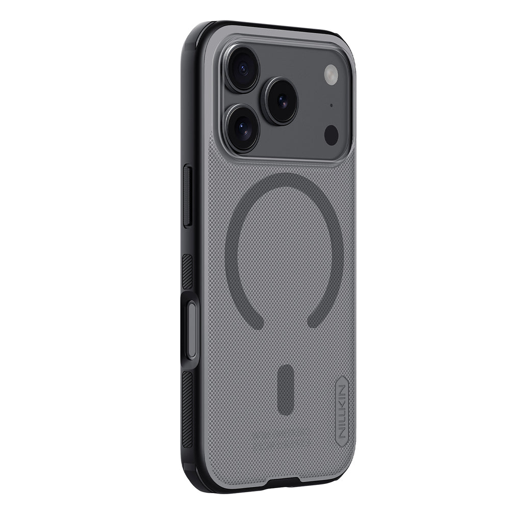 Super Frosted Shield Pro Magnetic Case IP17 Pro Transparent black_2