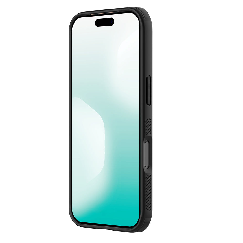 Super Frosted Shield Pro Magnetic Case IP17 Pro Transparent black_3