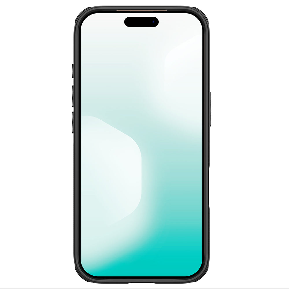 Super Frosted Shield Pro Magnetic Case IP17 Pro Transparent black_4
