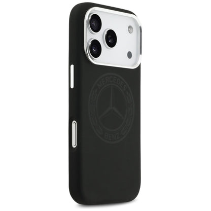 Mercedes Silicone Vintage Logo MagSafe Case for iPhone 17 Pro - Black_3