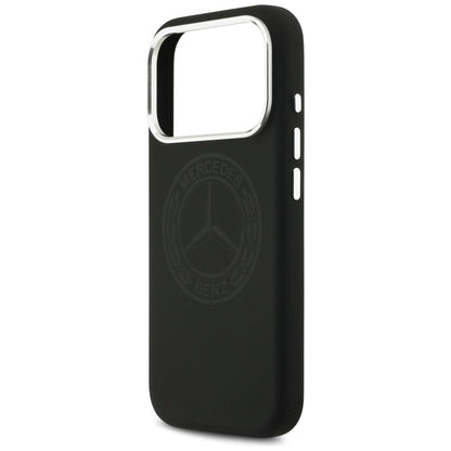 Mercedes Silicone Vintage Logo MagSafe Case for iPhone 17 Pro - Black_5