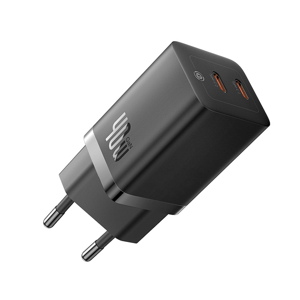 Baseus GaN5 Pro 40W 2xUSB-C Wall Charger - Black_0