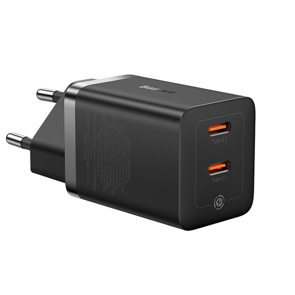 Baseus GaN5 Pro 40W 2xUSB-C Wall Charger - Black_3