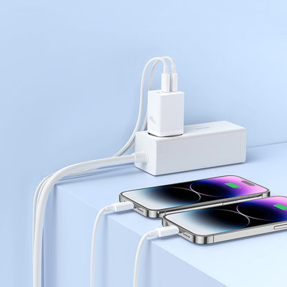 Baseus GaN5 Pro 40W 2xUSB-C Wall Charger - White_10