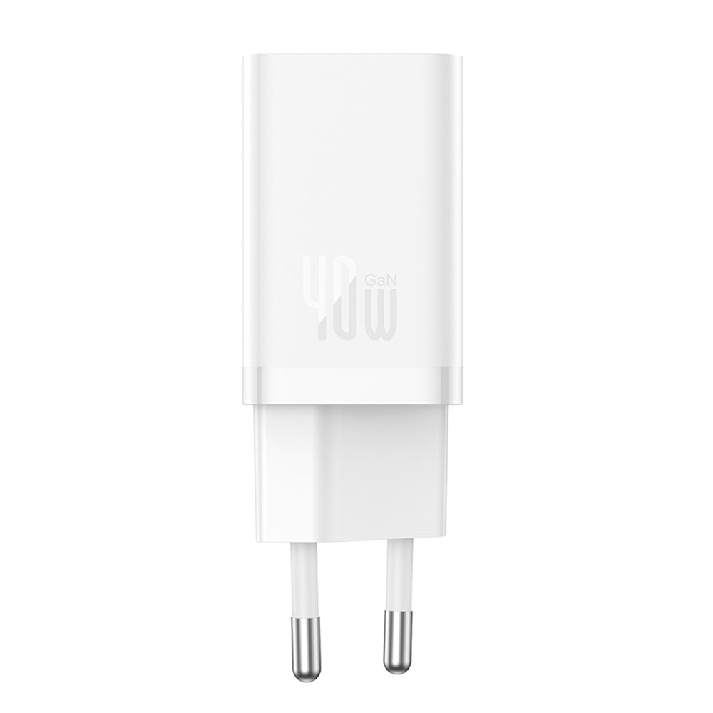 Baseus GaN5 Pro 40W 2xUSB-C Wall Charger - White_1