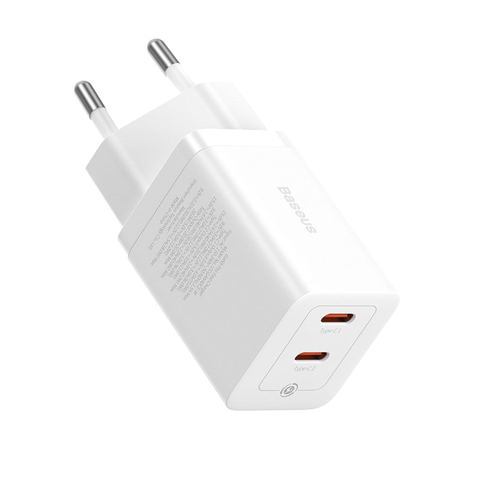 Baseus GaN5 Pro 40W 2xUSB-C Wall Charger - White_4