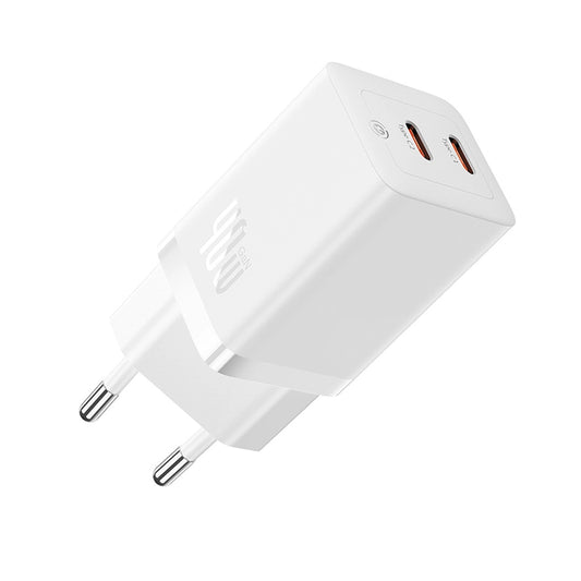 Baseus GaN5 Pro 40W 2xUSB-C Wall Charger - White_0