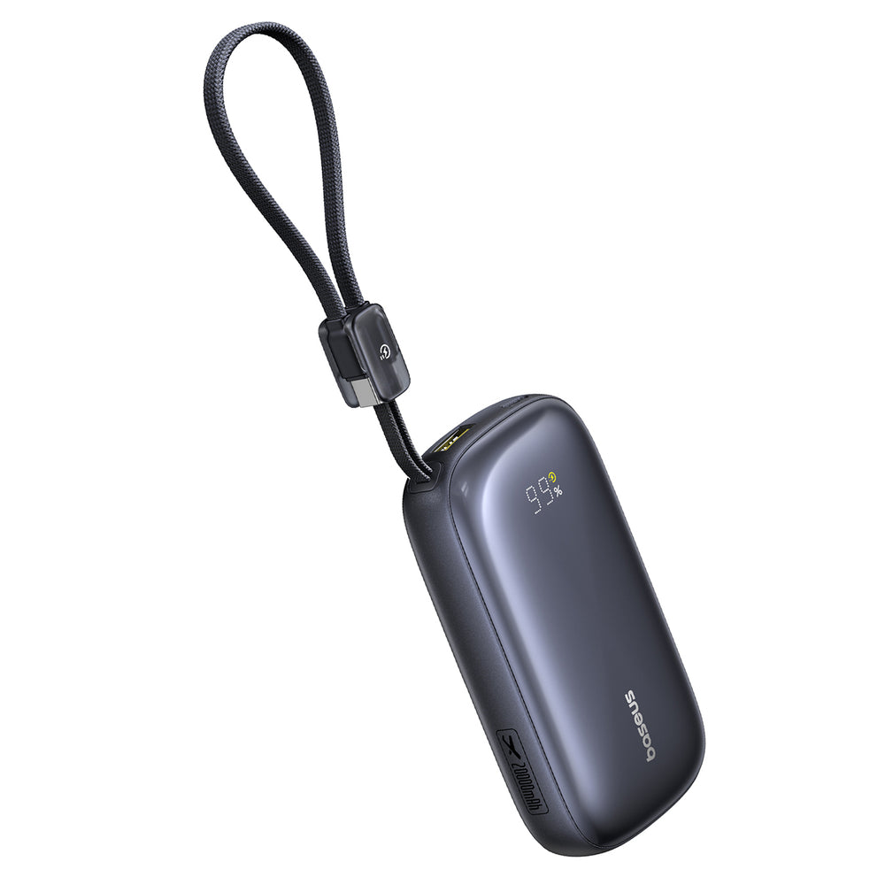 Baseus EnerFill FC21 Qpow 3 Ultra 20000mAh 22.5W Powerbank with Display and Cable Included - Black_1