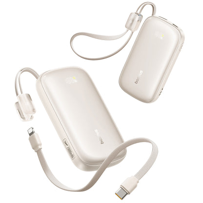 Baseus EnerFill FC21 Qpow 3 Ultra 20000mAh 22.5W Powerbank with Display and Cable Included - Beige_1