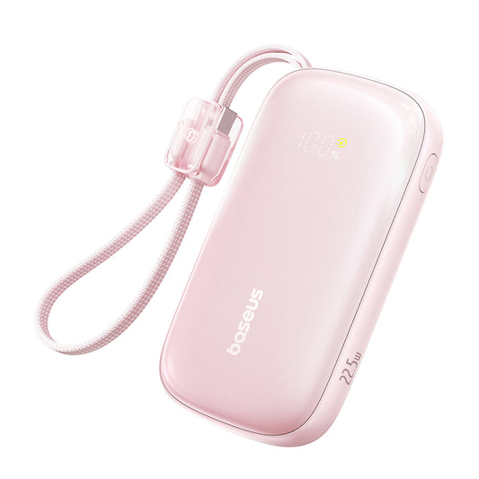 Baseus EnerFill FC21 Qpow 3 Ultra 20000mAh 22.5W Powerbank with Display and Cable Included - Pink_0
