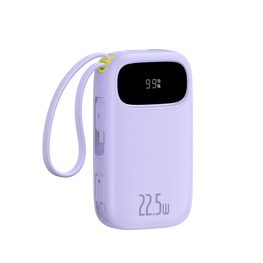 Baseus EnerFill FC21 Qpow 3 Ultra 20000mAh 22.5W Powerbank with Digital Display and Cable Included - Purple_0