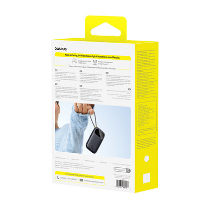 Baseus EnerFill FC31 20000mAh 45W Power Bank with Display with USB-C and Lightning Cables - Black_3