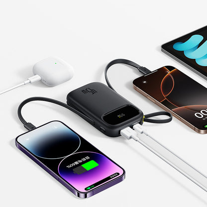 Baseus EnerFill FC31 20000mAh 45W Power Bank with Display with USB-C and Lightning Cables - Black_4