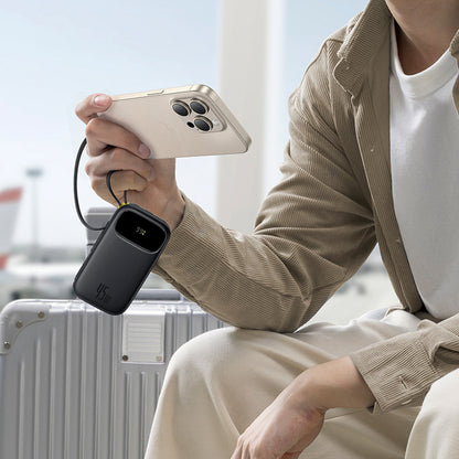 Baseus EnerFill FC31 20000mAh 45W Power Bank with Display with USB-C and Lightning Cables - Black_5