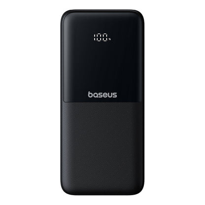 Baseus Lipow 10000mAh 22.5W Powerbank with Dual Built-in Cable with Display (with additional black Baseus Simple USB-A - USB-C 3A 0.2m cable) - Black_0