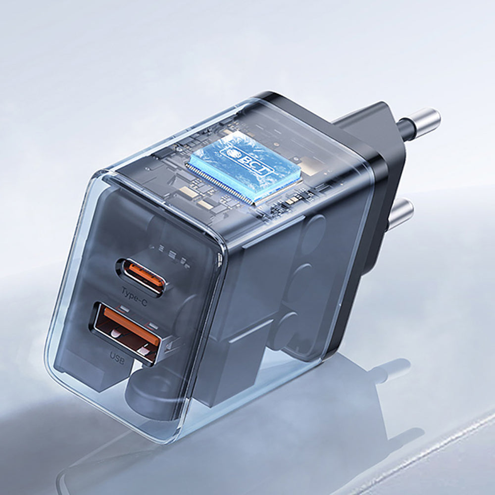 Carregador de Parede Baseus 30W / 2.4A / 1 x USB-A / 1 x USB-C / Preto / P10111404113-00_12