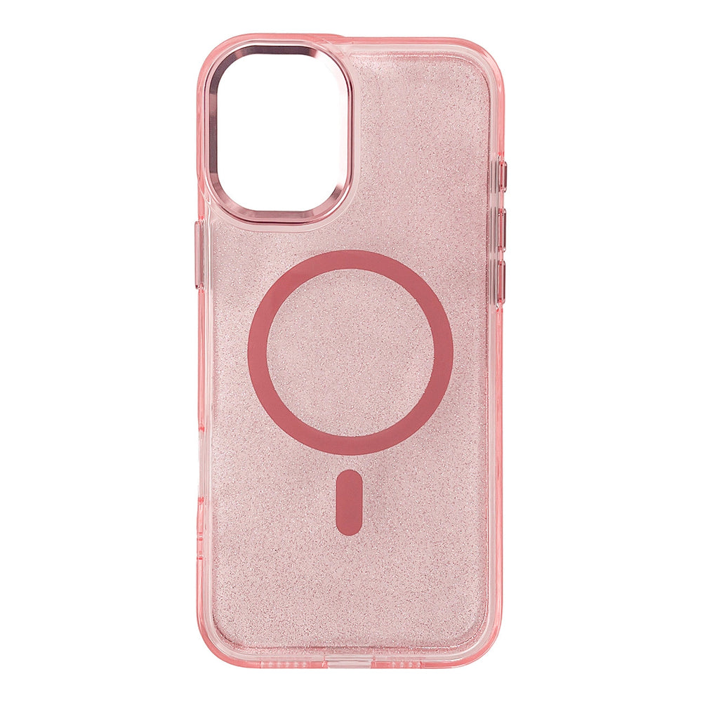 Glitter Case for Samsung Galaxy S26/S26 Pro Compatible with MagSafe - Pink_0