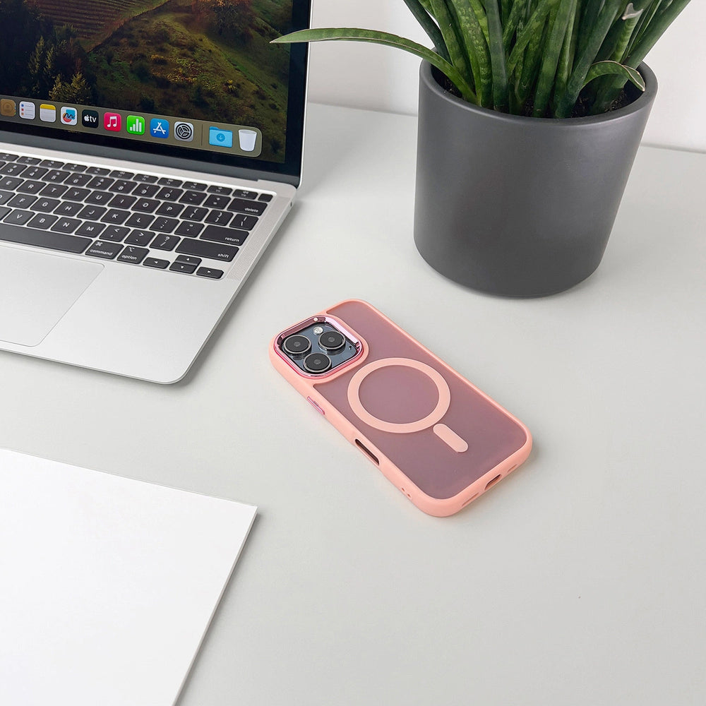 MagSafe Compatible Fashion Case for Samsung Galaxy S26 - Pink_5