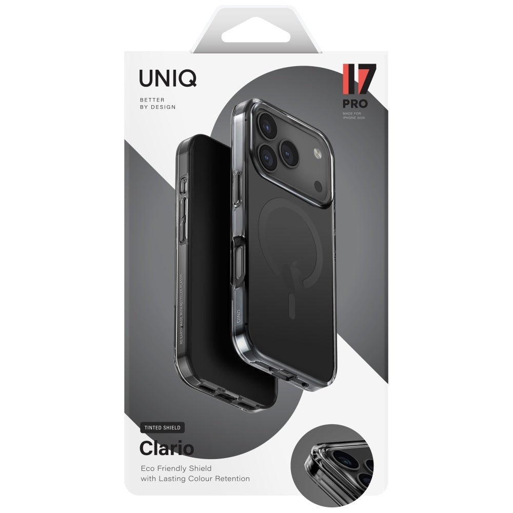 Uniq Clario Magclick Charging Case for iPhone 17 Pro - Black_4