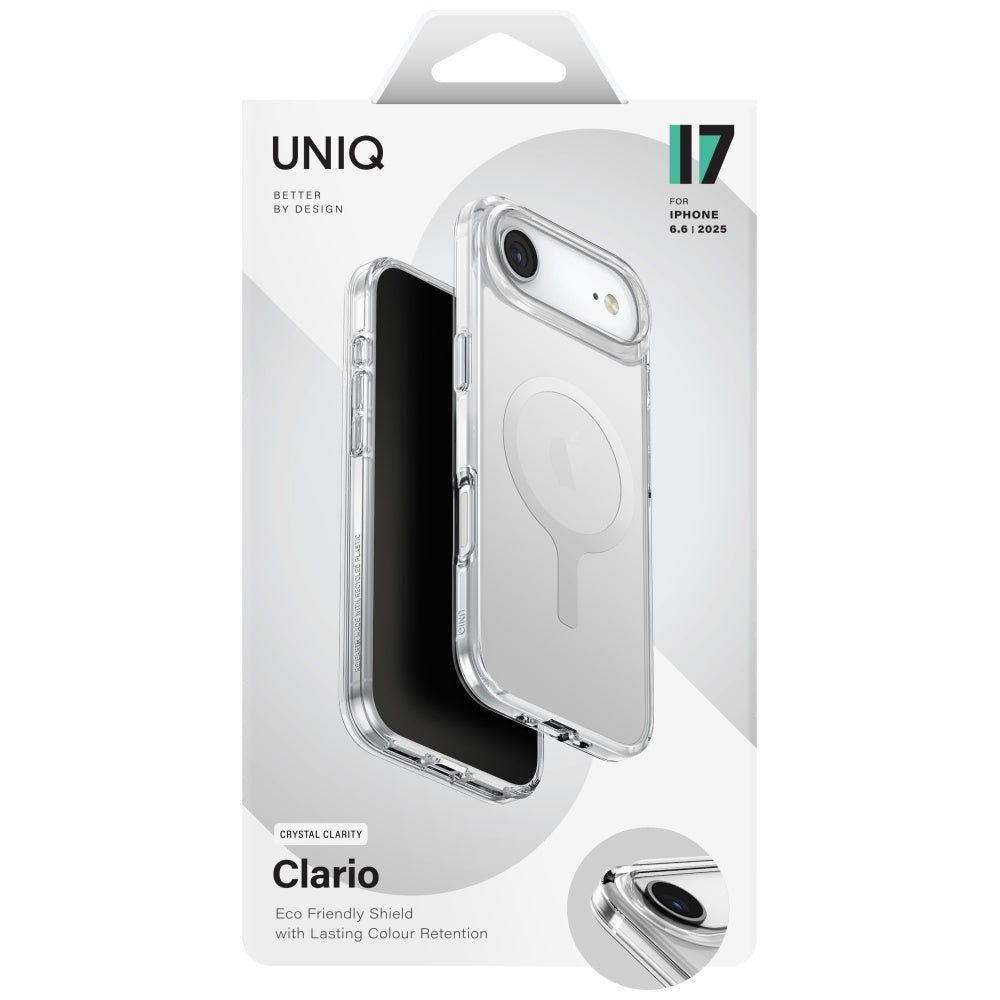 Uniq Clario Magclick Charging Case for iPhone Air - Transparent_5
