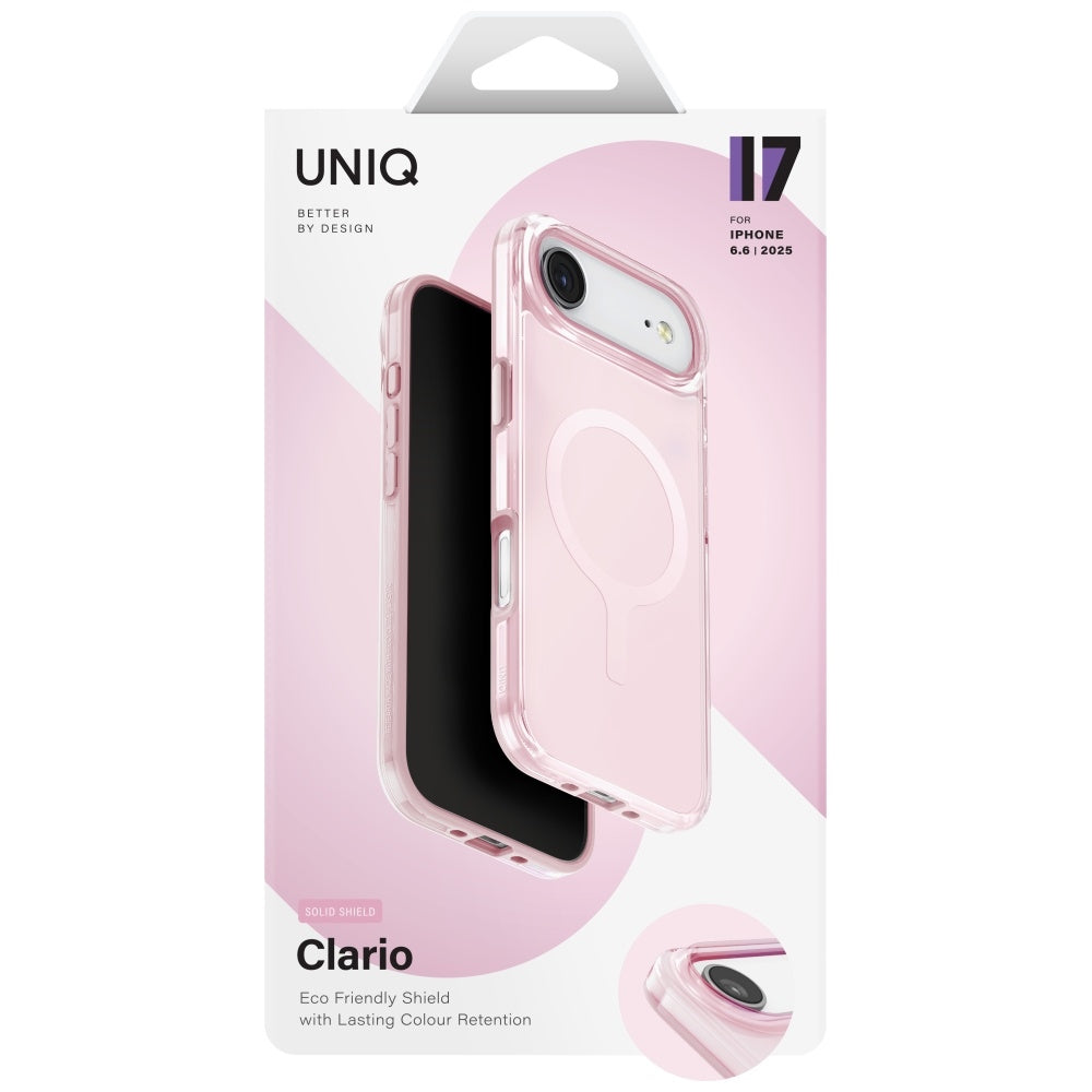 Uniq Clario Magclick Charging Case for iPhone Air - Pink_5