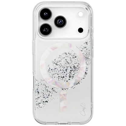 Uniq Coehl Crystelle Magnetic Charging case for iPhone 17 Pro - silver_0