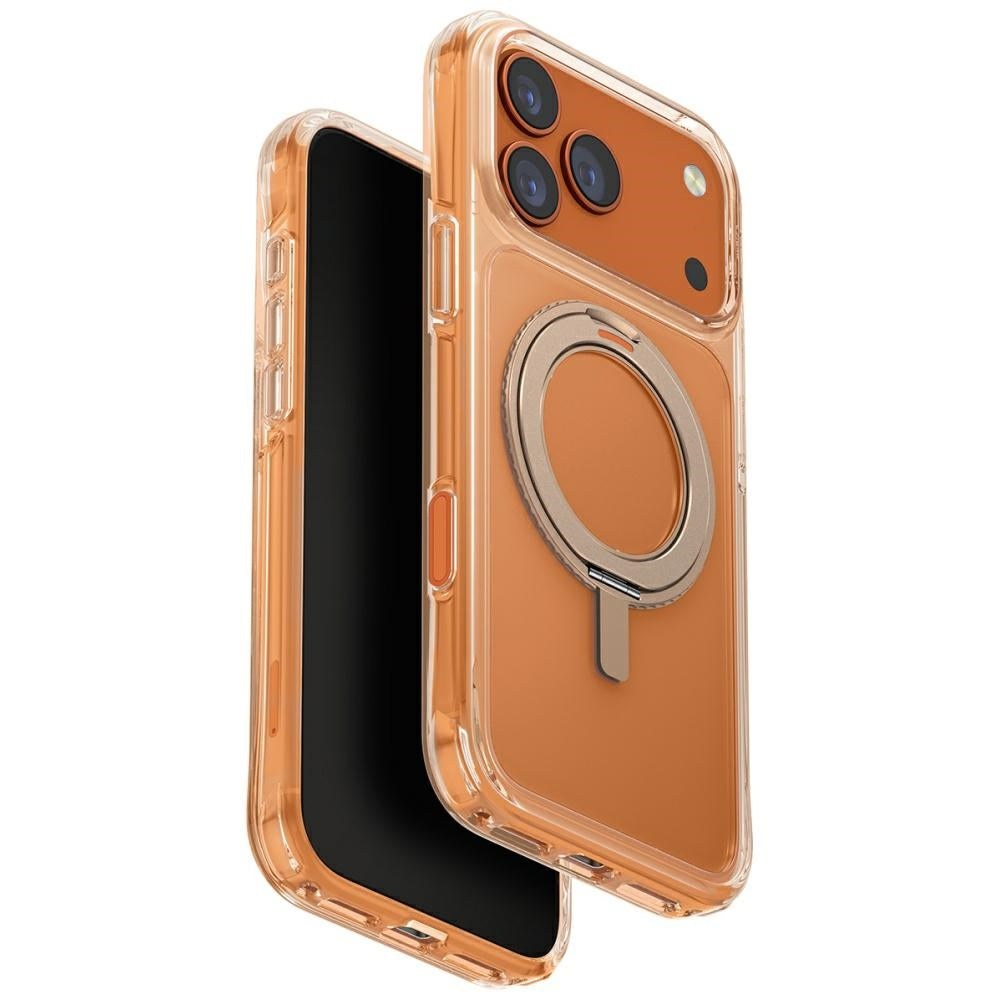 Uniq Swivix Rotating Kickstand 360 Case for iPhone 17 Pro Max - Gold_0