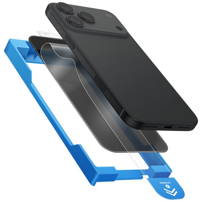 Uniq Optix Exofit Privacy Tempered Glass for iPhone 17 Pro with Applicator_3
