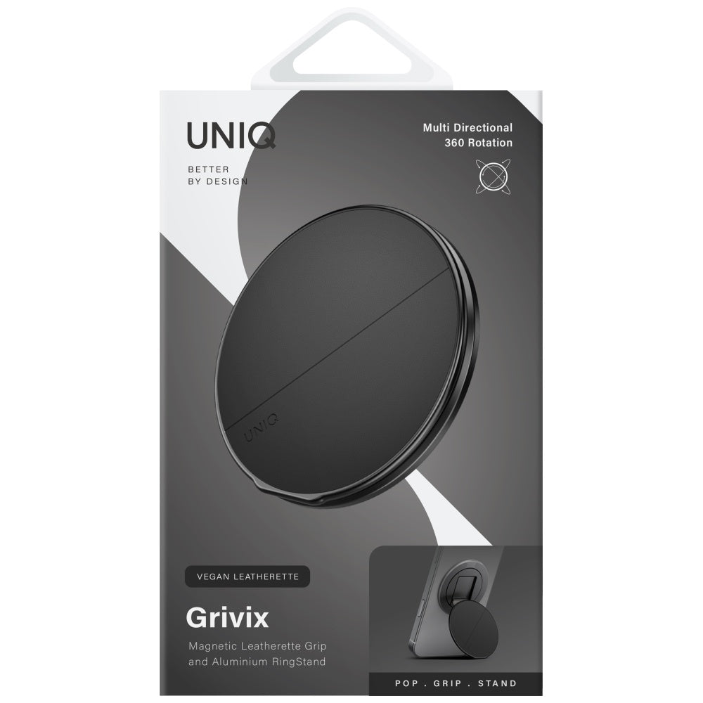 Uniq Grivix Classic 360 Mount&amp;Grip Stand Magnetic Holder - Black_3
