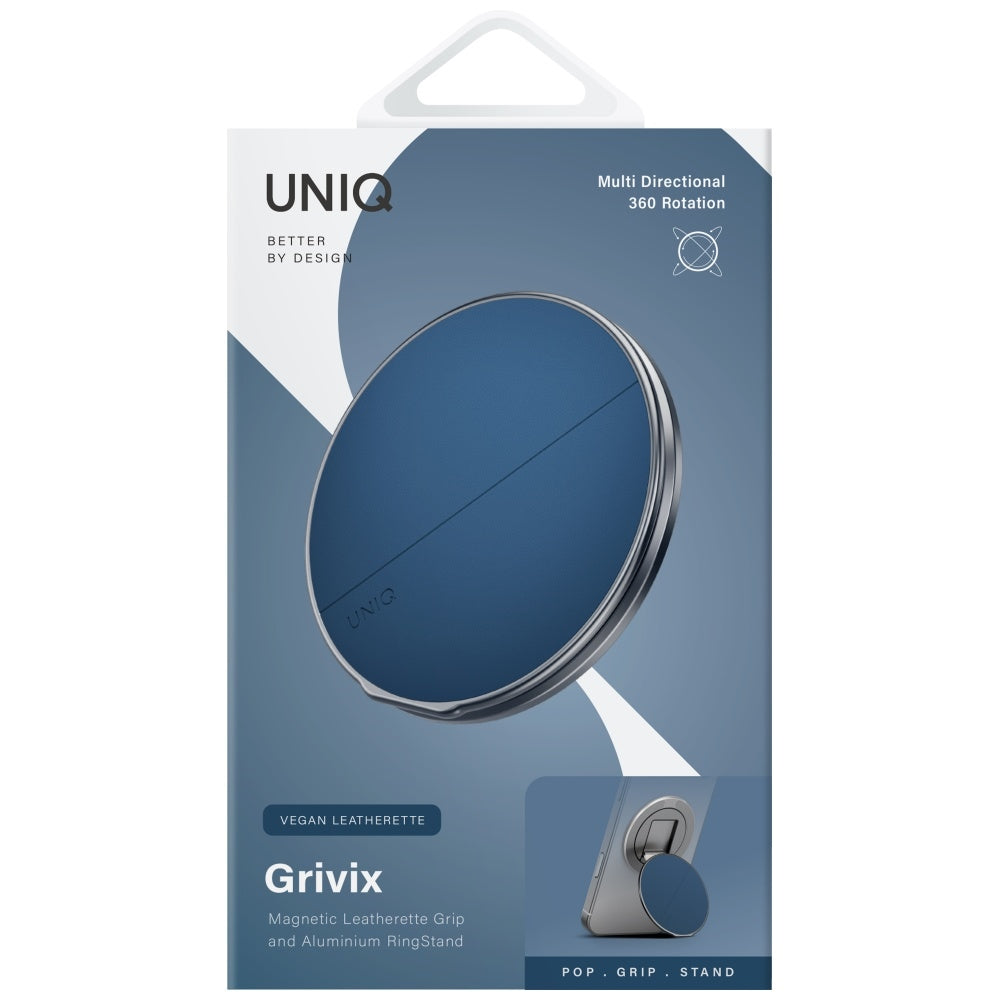 Uniq Grivix Classic 360 Mount&amp;Grip Stand Magnetic Holder - Blue_3