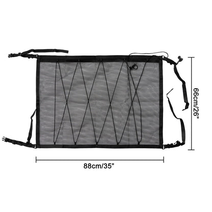Wozinsky Universal Car Ceiling Organizer Mesh - Black_1