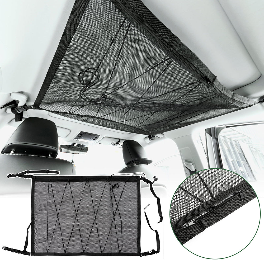 Wozinsky Universal Car Ceiling Organizer Mesh - Black_2