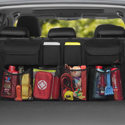 Wozinsky Large Car Organizer for Back Seat Backrest and Trunk - Black_2