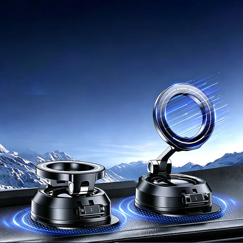 Wozinsky WUS-CZ37 Magnetic 360° Dashboard Car Mount - Black_3