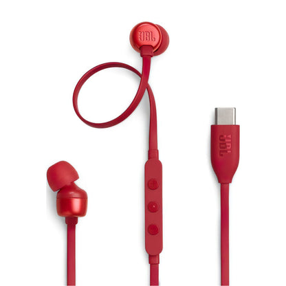 JBL Tune 310C In-Ear USB-C Headphones Red_3