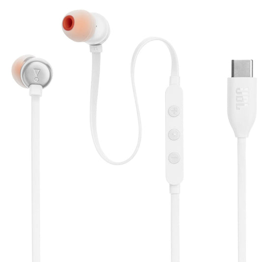 JBL Tune 310C In-Ear USB-C Headphones White_0