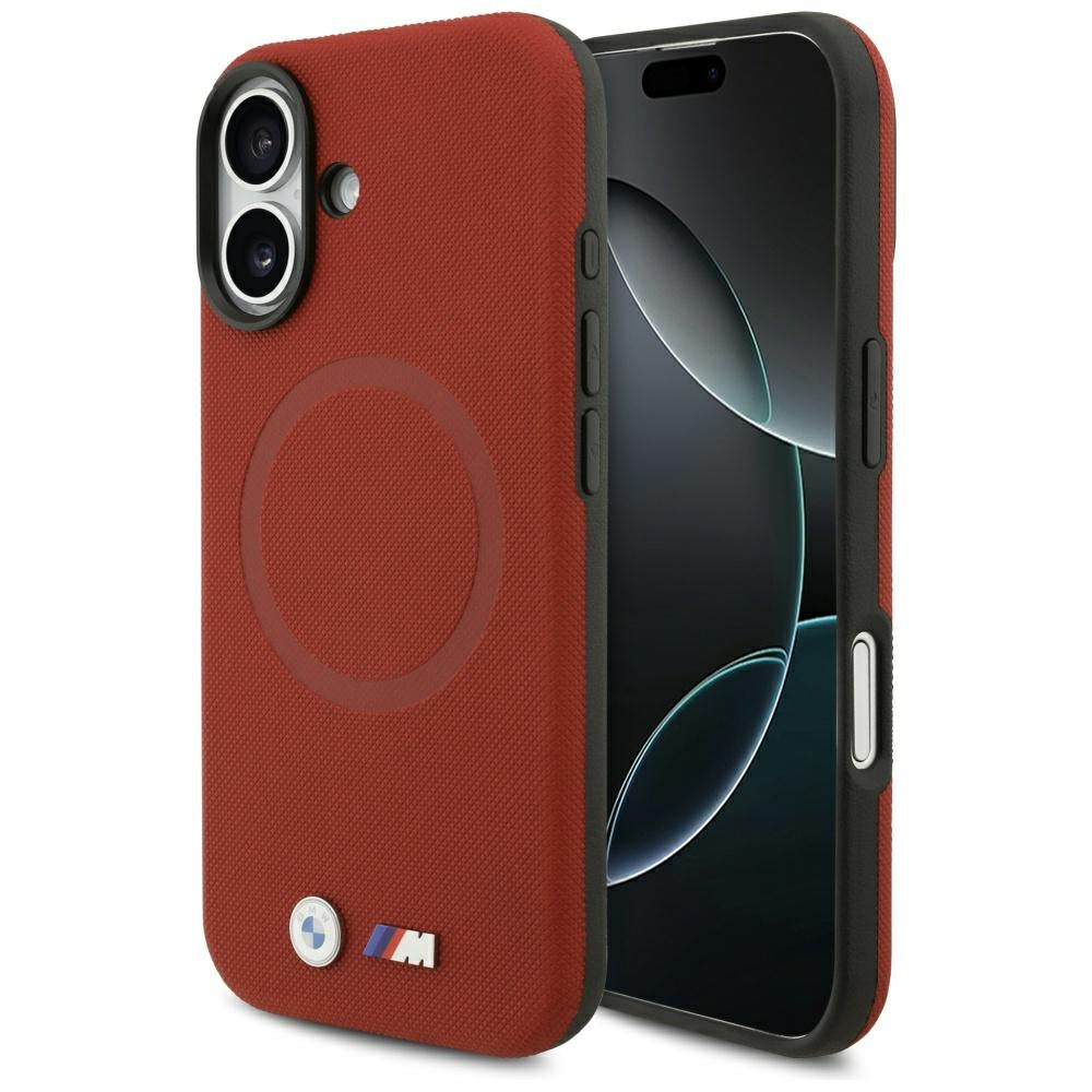 BMW M FW Metal Logo MagSafe Case for iPhone 17 - Red_0