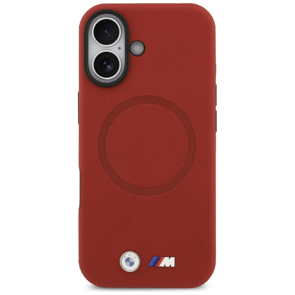 BMW M FW Metal Logo MagSafe Case for iPhone 17 - Red_2