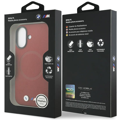 BMW M FW Metal Logo MagSafe Case for iPhone 17 - Red_7