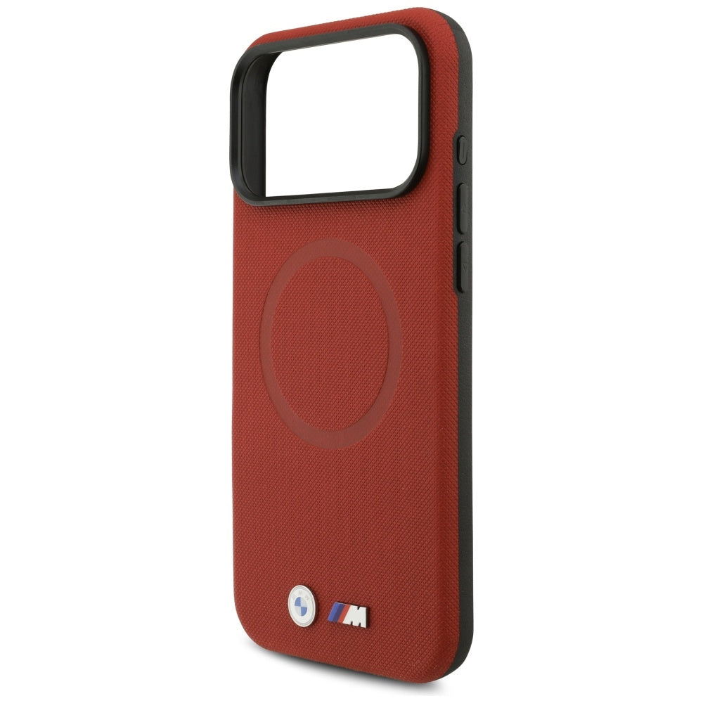 BMW M FW Metal Logo MagSafe Case for iPhone 17 Pro Max - Red_5
