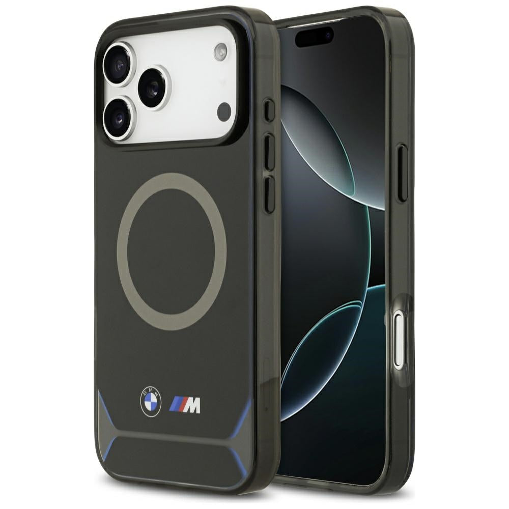 BMW M IML Metal Buttons &amp; Logo MagSafe Case for iPhone 17 Pro Max - Blue_0