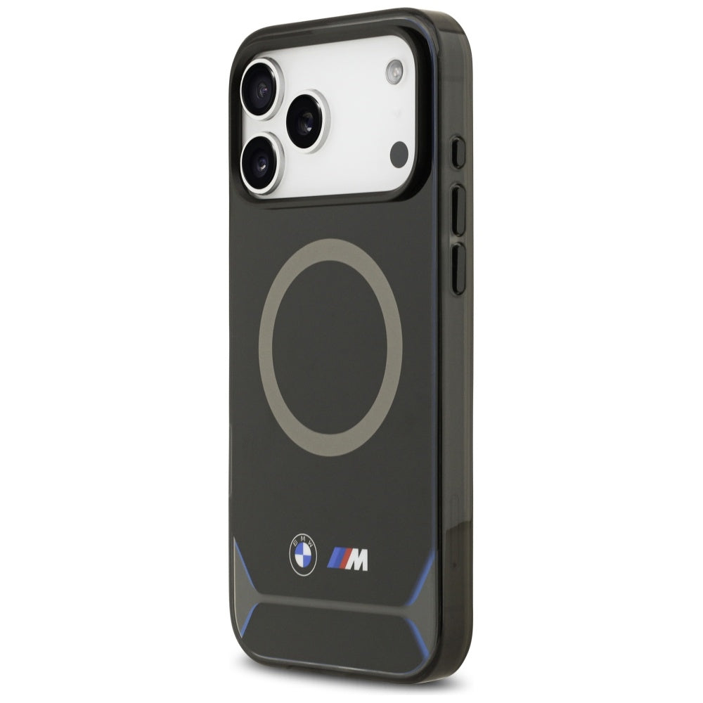 BMW M IML Metal Buttons &amp; Logo MagSafe Case for iPhone 17 Pro Max - Blue_1