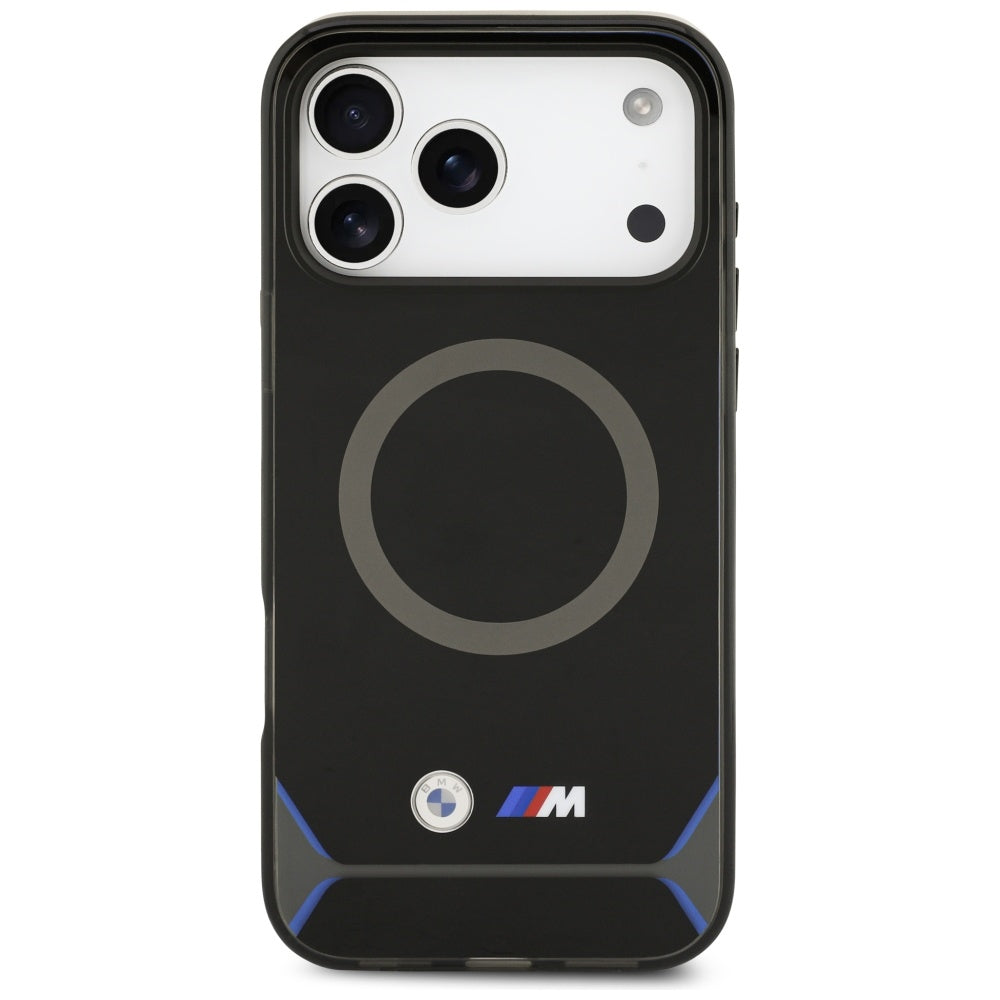 BMW M IML Metal Buttons &amp; Logo MagSafe Case for iPhone 17 Pro Max - Blue_2