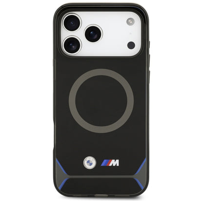 BMW M IML Metal Buttons &amp; Logo MagSafe Case for iPhone 17 Pro Max - Blue_2